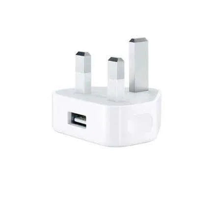 Apple 3-Pin USB Power Adapter 5W - White Apple 3-Pin USB Power Adapter 5W - White
